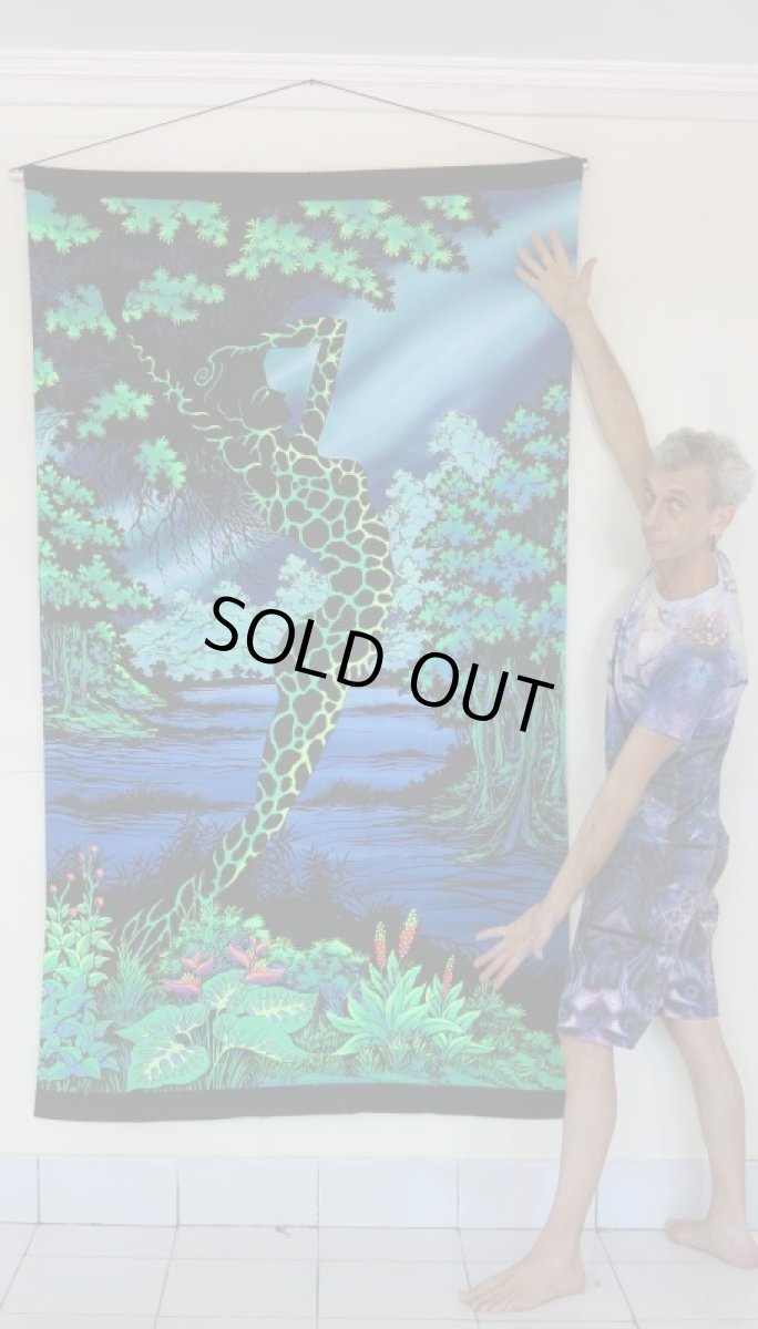 画像3: SPACE TRIBEバティック 1.2m × 2m「Swamp Siren」 (3)