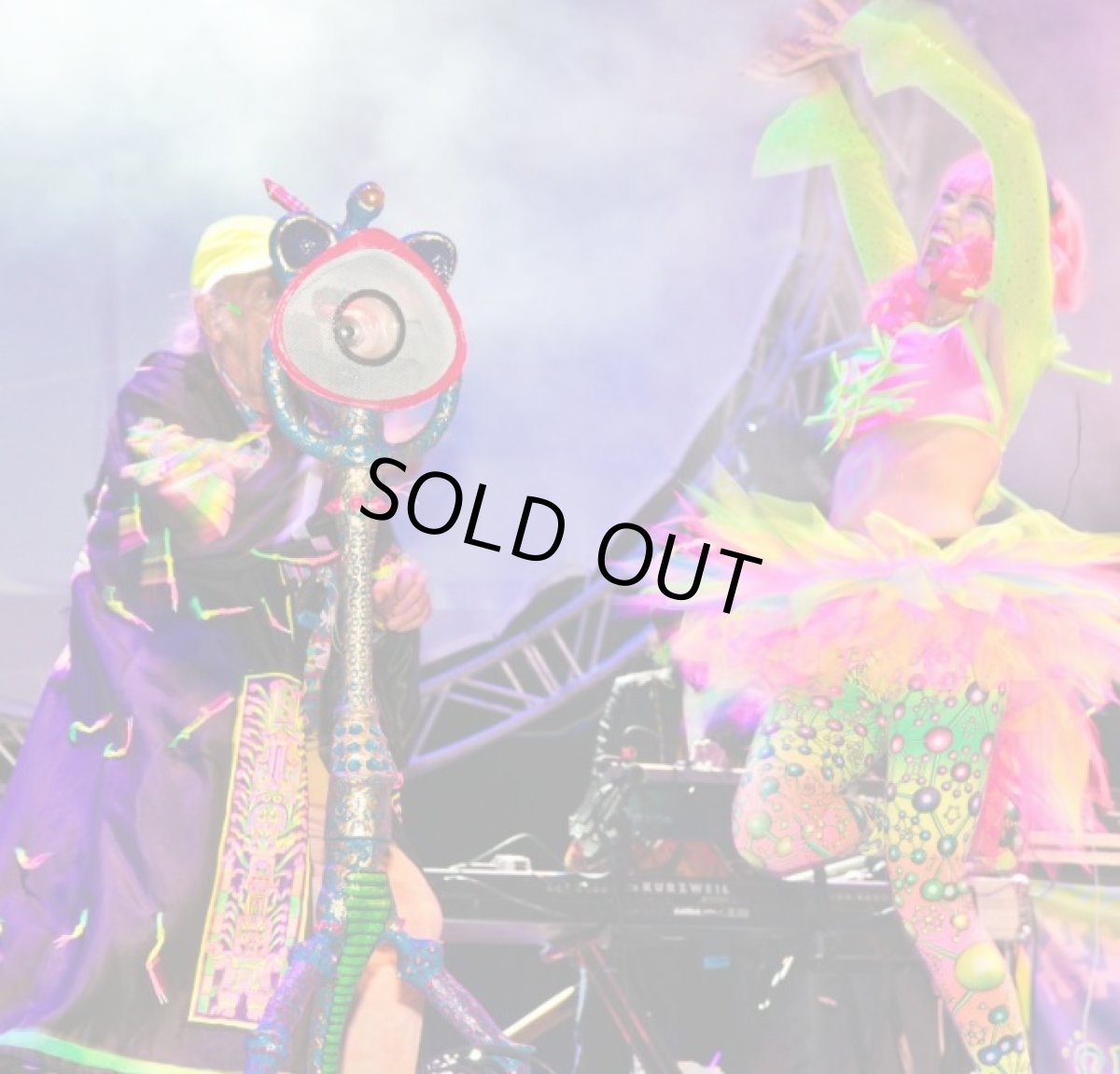 画像11: SPACE TRIBE - ワイドウエストバンド レギンス「Atomic Rainbow」 (11)