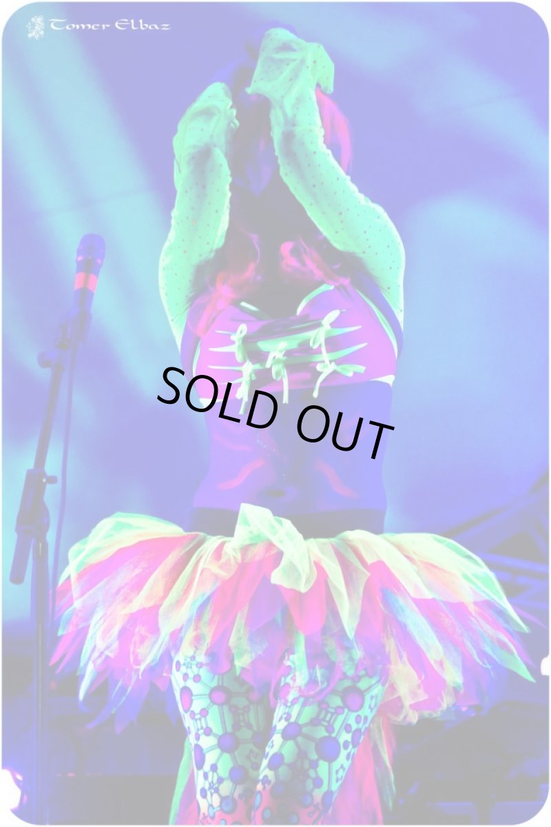 画像12: SPACE TRIBE - ワイドウエストバンド レギンス「Atomic Rainbow」 (12)