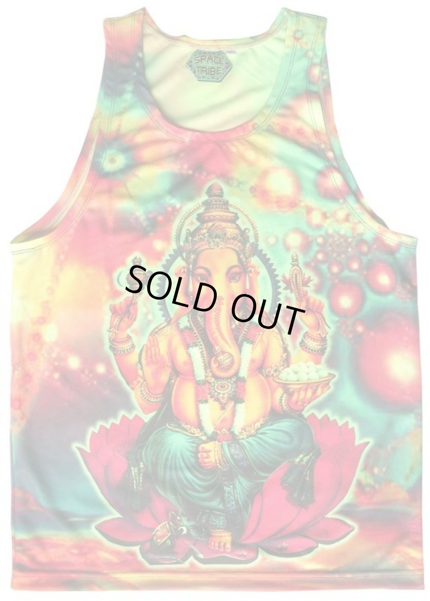 画像4: SPACE TRIBE - メンズ シングレット「Psy Ganesh」 (4)