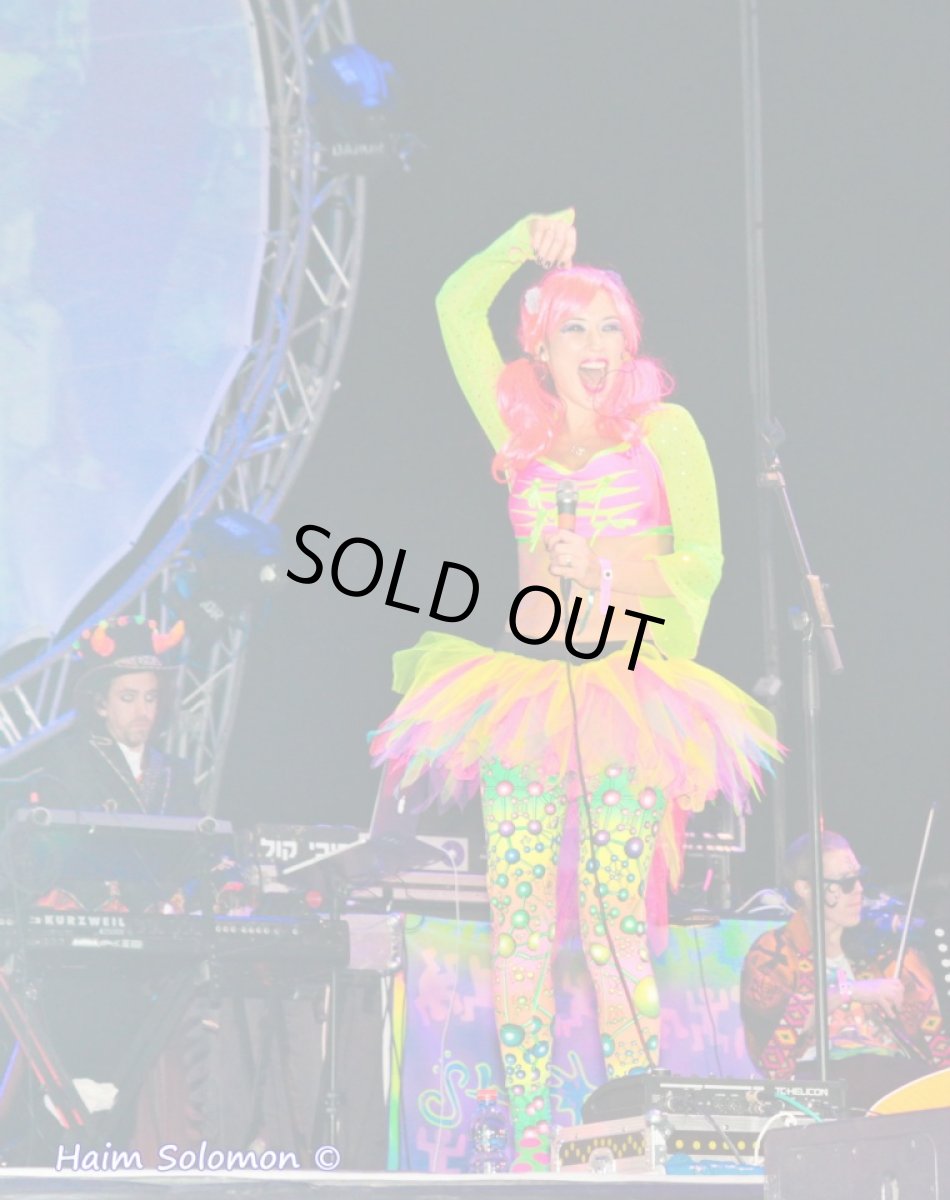 画像10: SPACE TRIBE - ワイドウエストバンド レギンス「Atomic Rainbow」 (10)