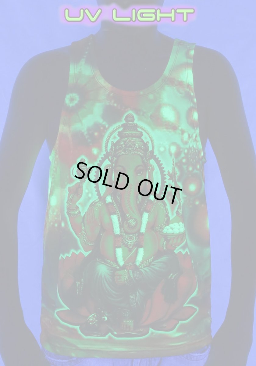 画像5: SPACE TRIBE - メンズ シングレット「Psy Ganesh」 (5)