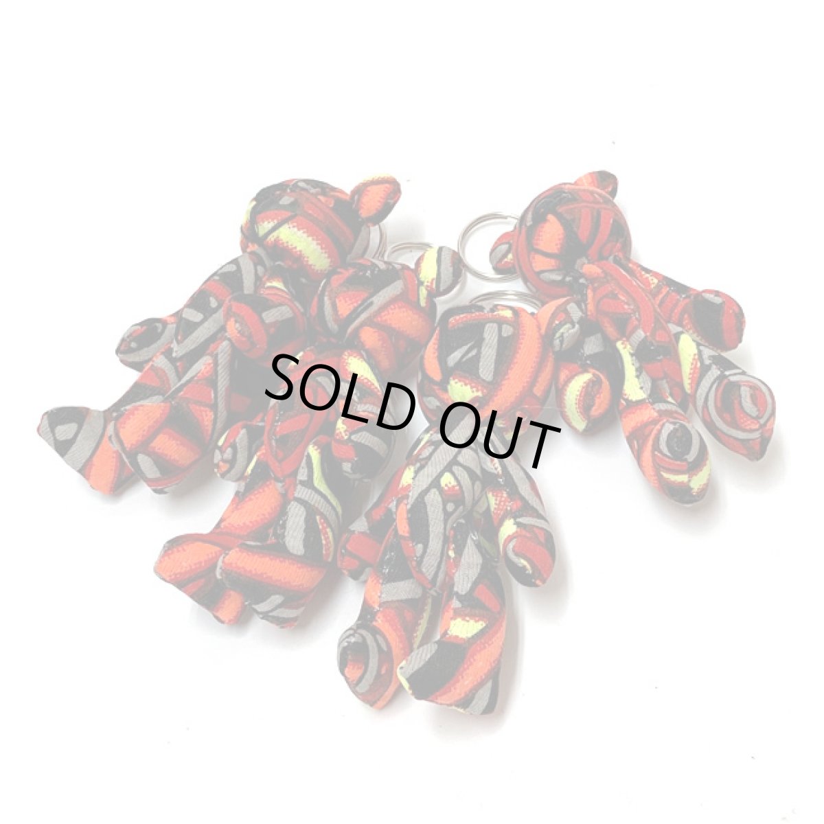 画像2: SPACE TRIBE - Techno Teddy キーホルダー「Hot Wired」 (2)