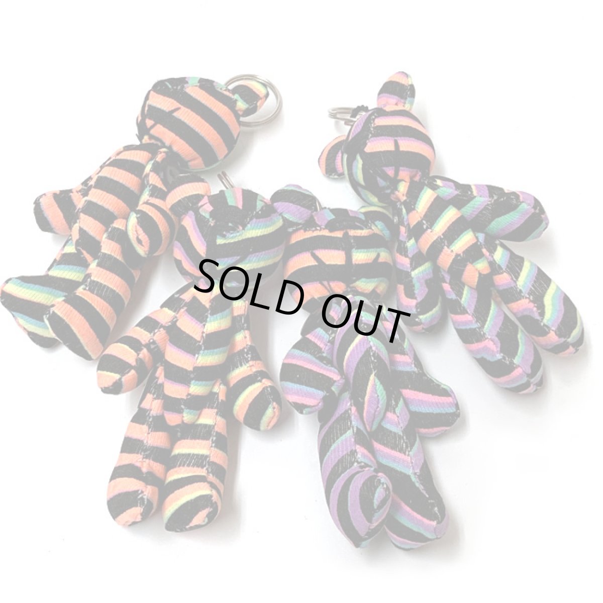 画像3: SPACE TRIBE - Techno Teddy キーホルダー「HEAD SPIN」 (3)