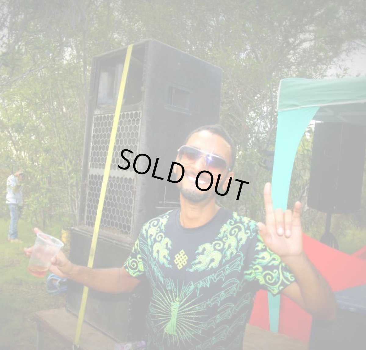 画像7: SPACE TRIBE - メンズTシャツ「Lime Mahakala」 (7)