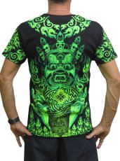 画像3: SPACE TRIBE - メンズTシャツ「Lime Mahakala」 (3)