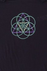 画像6: SPACE TRIBE - メンズTシャツ「Metatronic Lime」 (6)