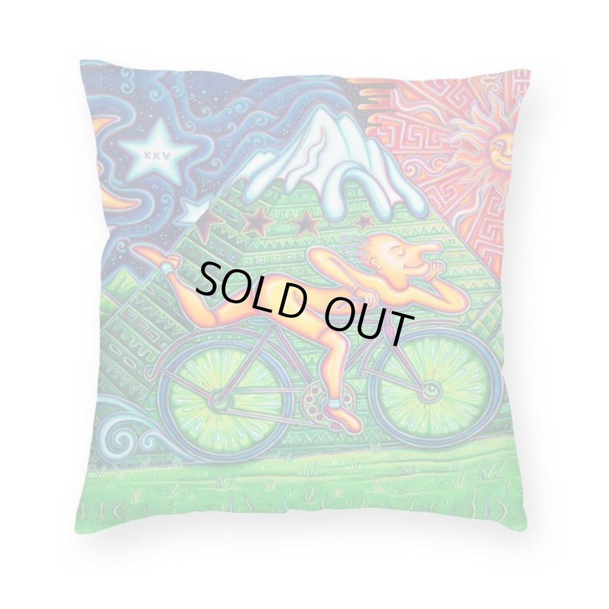 画像1: LSD ホフマン サイケデリック クッションカバー 【30cm／40cm／45cm】 (1)