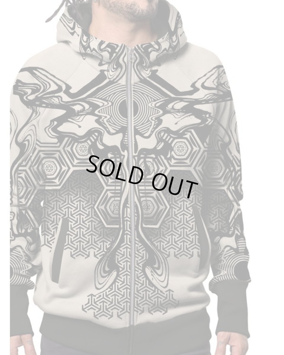 画像2: PLAZMA - OMAN メンズ ジップアップ パーカー／サンドベージュ (2)