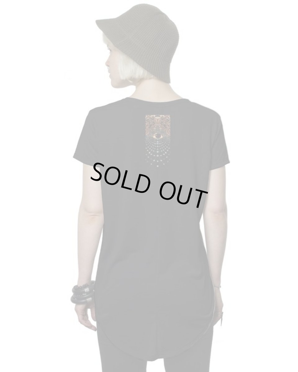 画像3: PLAZMA - Hill Top レディース 半袖Tシャツ／ブラック (3)