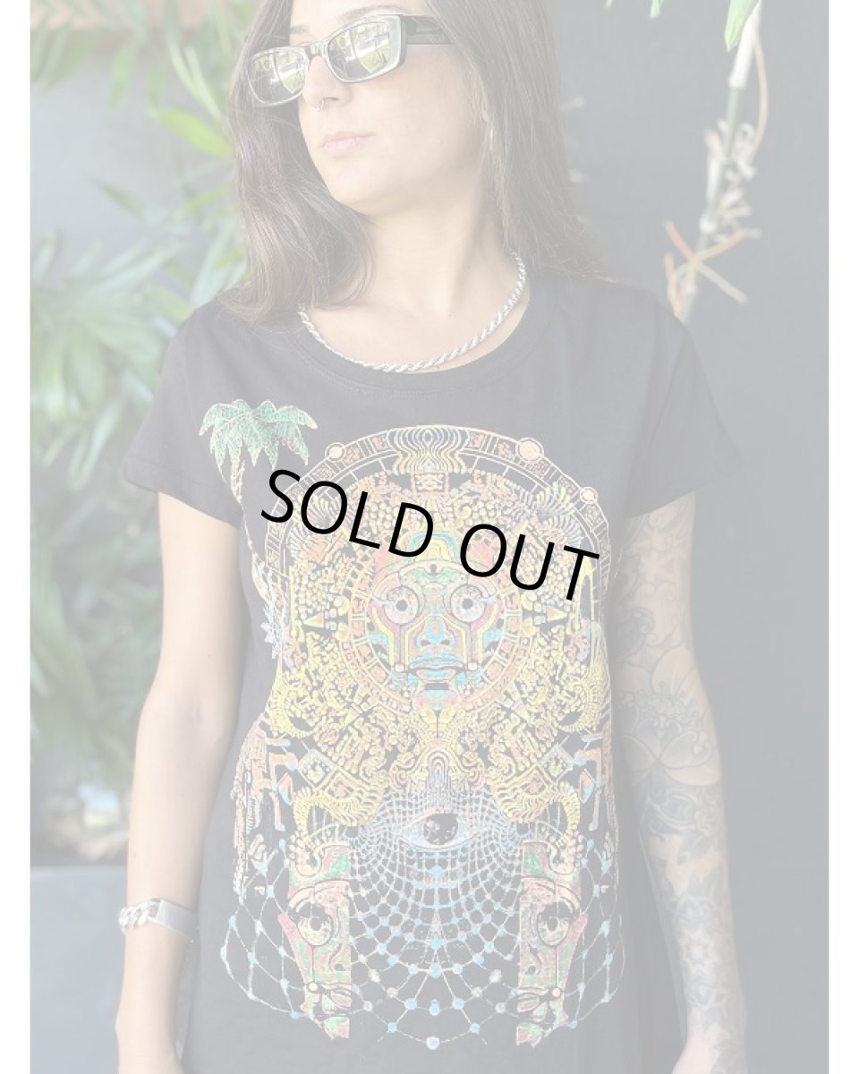 画像4: PLAZMA - Hill Top レディース 半袖Tシャツ／ブラック (4)