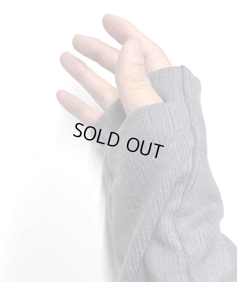 画像7: PLAZMA - CRIME ユニセックス カーディガン／グレー (7)