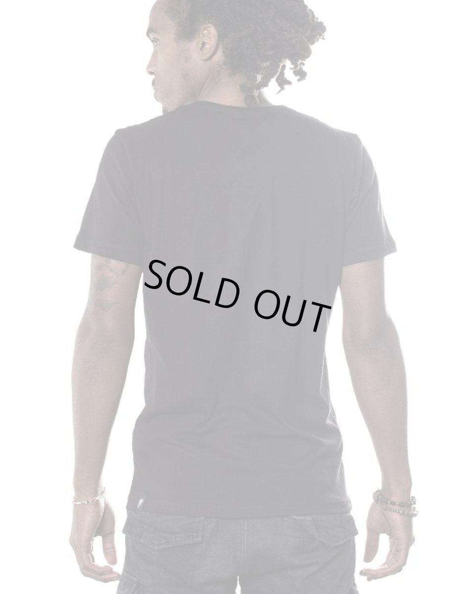 画像3: PLAZMA - HEALING メンズ 半袖Tシャツ／ブラック (3)