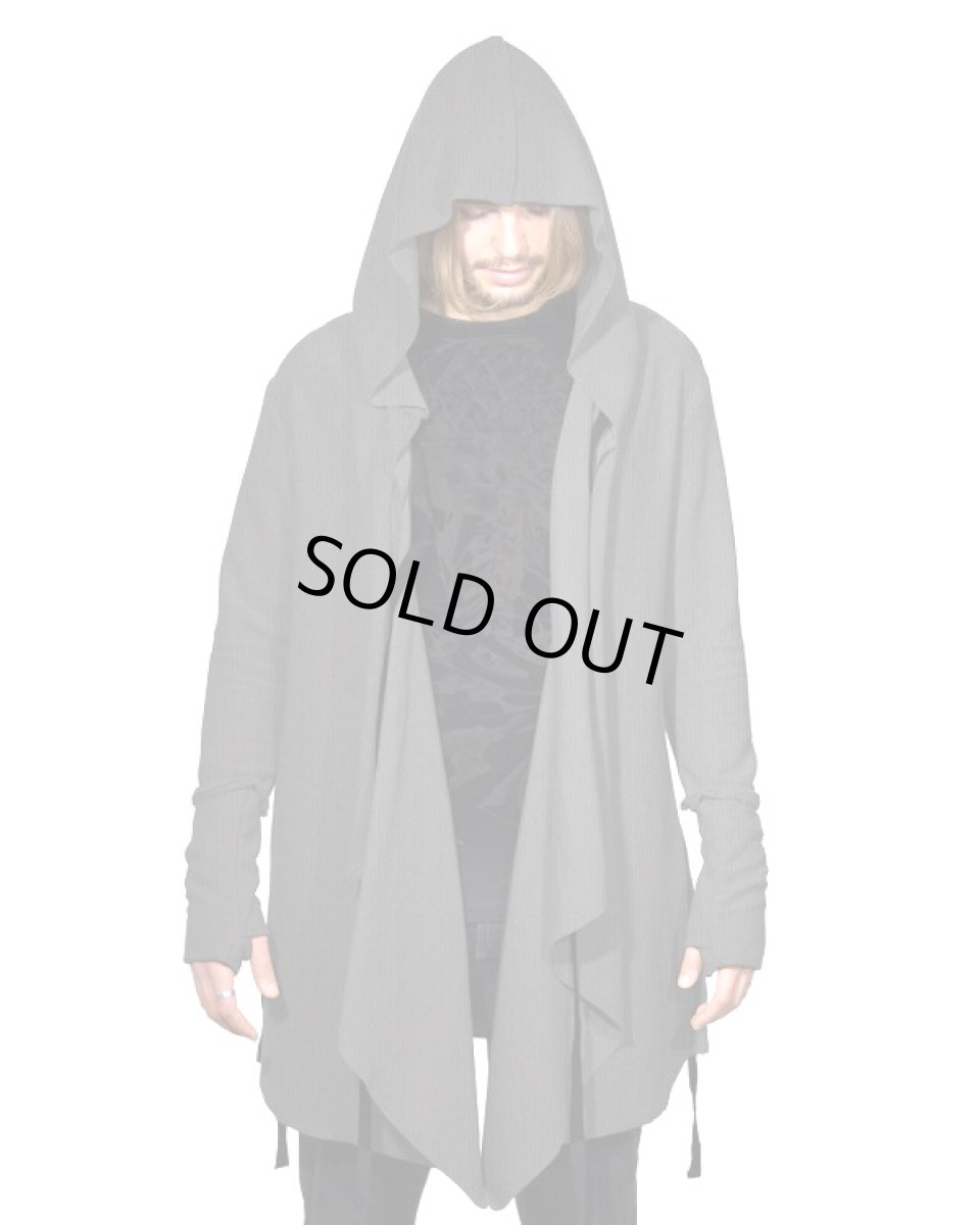 画像1: PLAZMA - CRIME ユニセックス カーディガン／グレー (1)