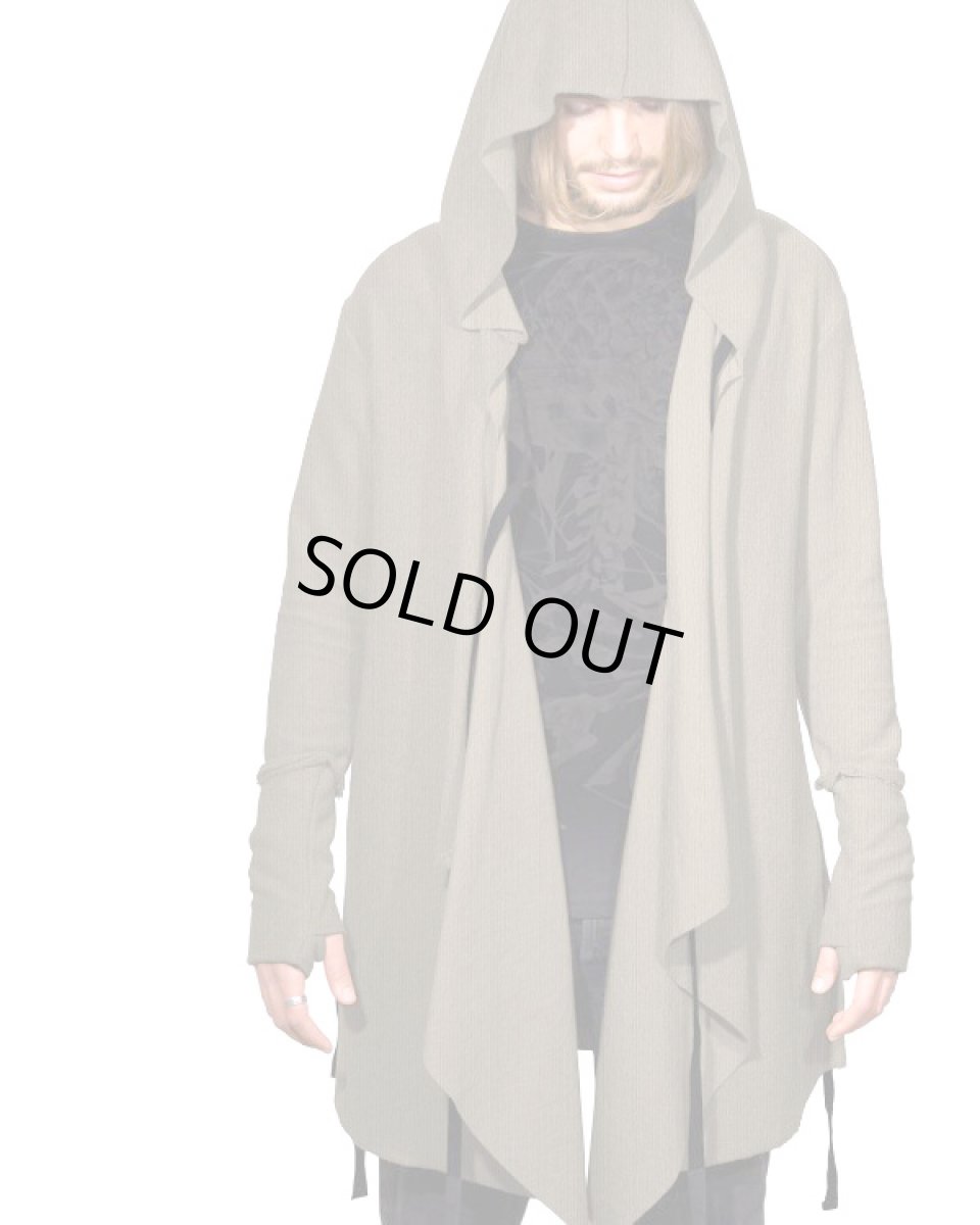 画像1: PLAZMA - CRIME ユニセックス カーディガン／ベージュ (1)