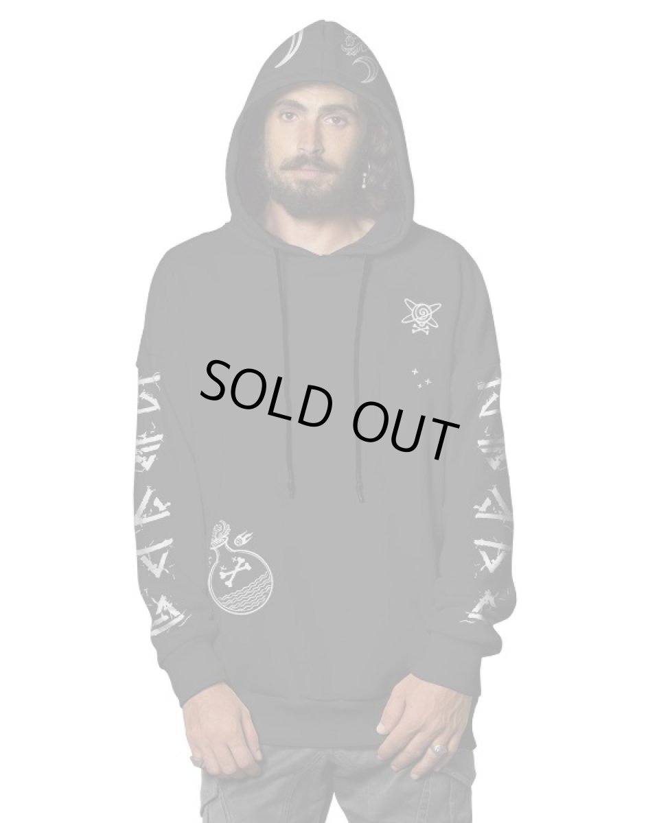 画像2: PLAZMA - Book Of Spells メンズ プルオーバー パーカー／ブラック (2)