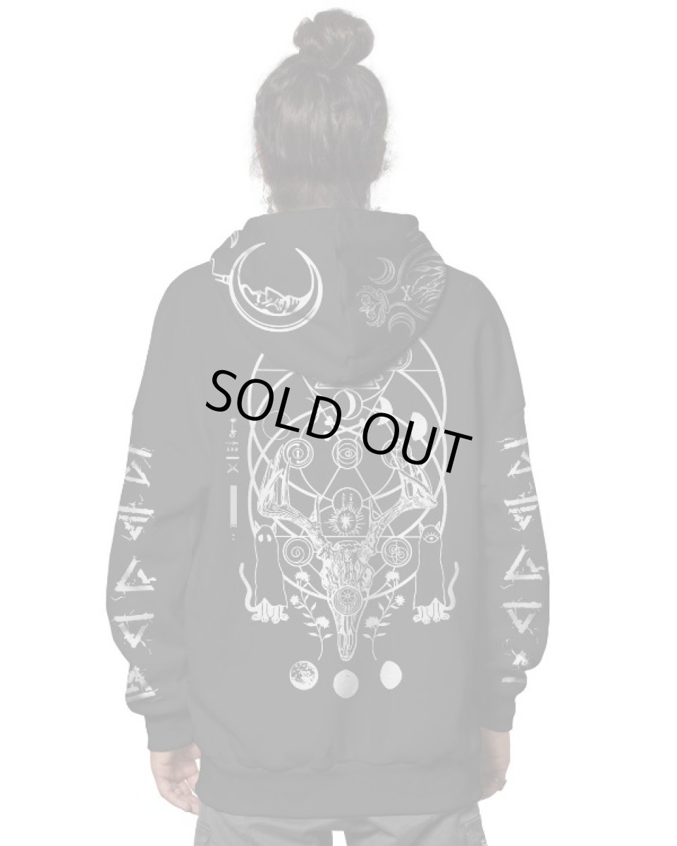 画像3: PLAZMA - Book Of Spells メンズ プルオーバー パーカー／ブラック (3)