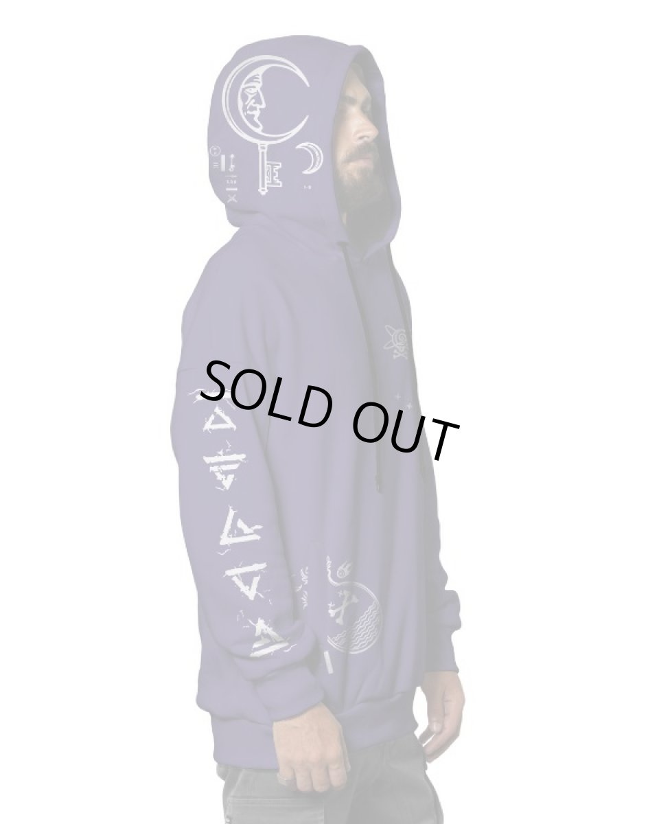 画像3: PLAZMA - Book Of Spells メンズ プルオーバー パーカー/ パープル (3)