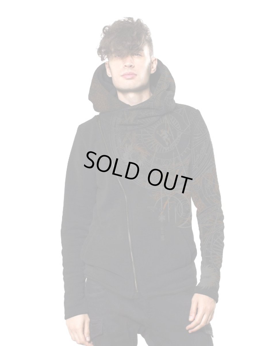 画像3: PLAZMA - WITCHER メンズ ジップアップ パーカー／ブラック (3)