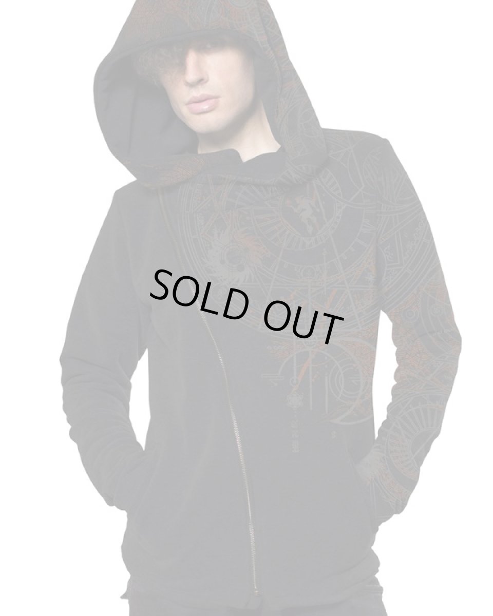 画像5: PLAZMA - WITCHER メンズ ジップアップ パーカー／ブラック (5)