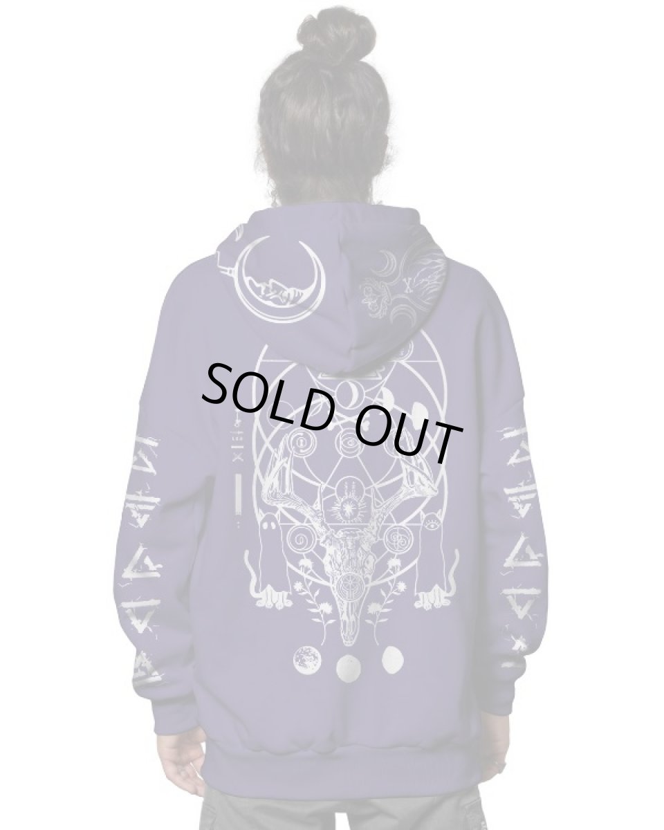 画像4: PLAZMA - Book Of Spells メンズ プルオーバー パーカー/ パープル (4)