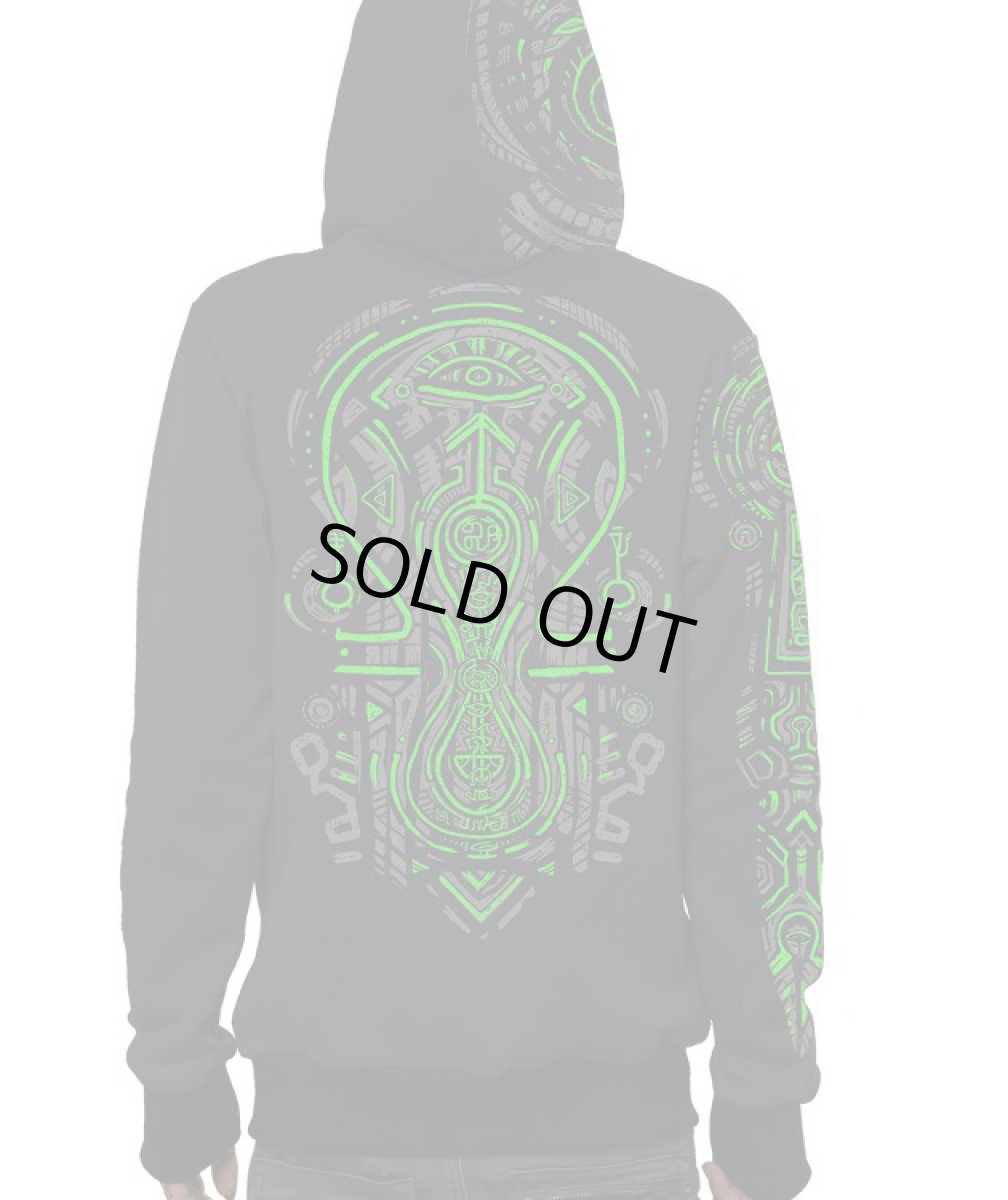 画像5: PLAZMA - SIDEFORM メンズ ジップアップ パーカー／ブラック (5)