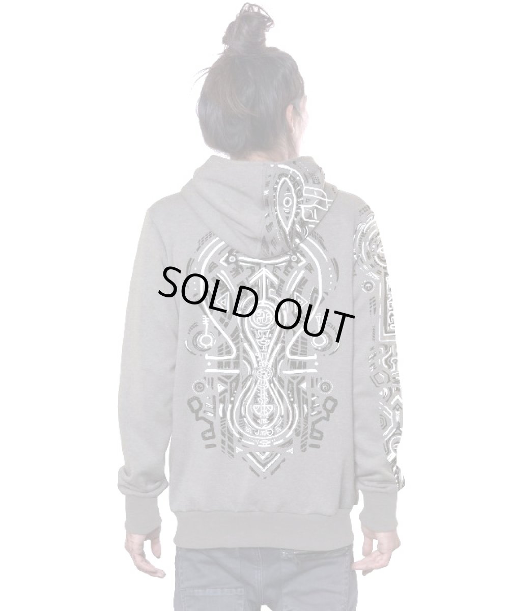 画像3: PLAZMA - SIDEFORM メンズ ジップアップ パーカー／グレー (3)