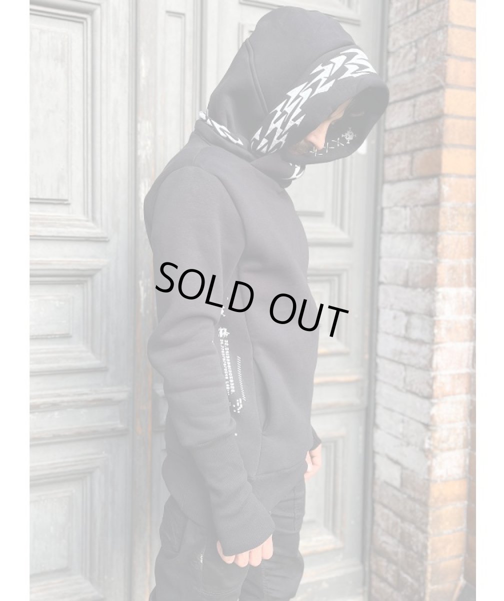 画像3: PLAZMA - OX-1 メンズ プルオーバー パーカー／ブラック (3)