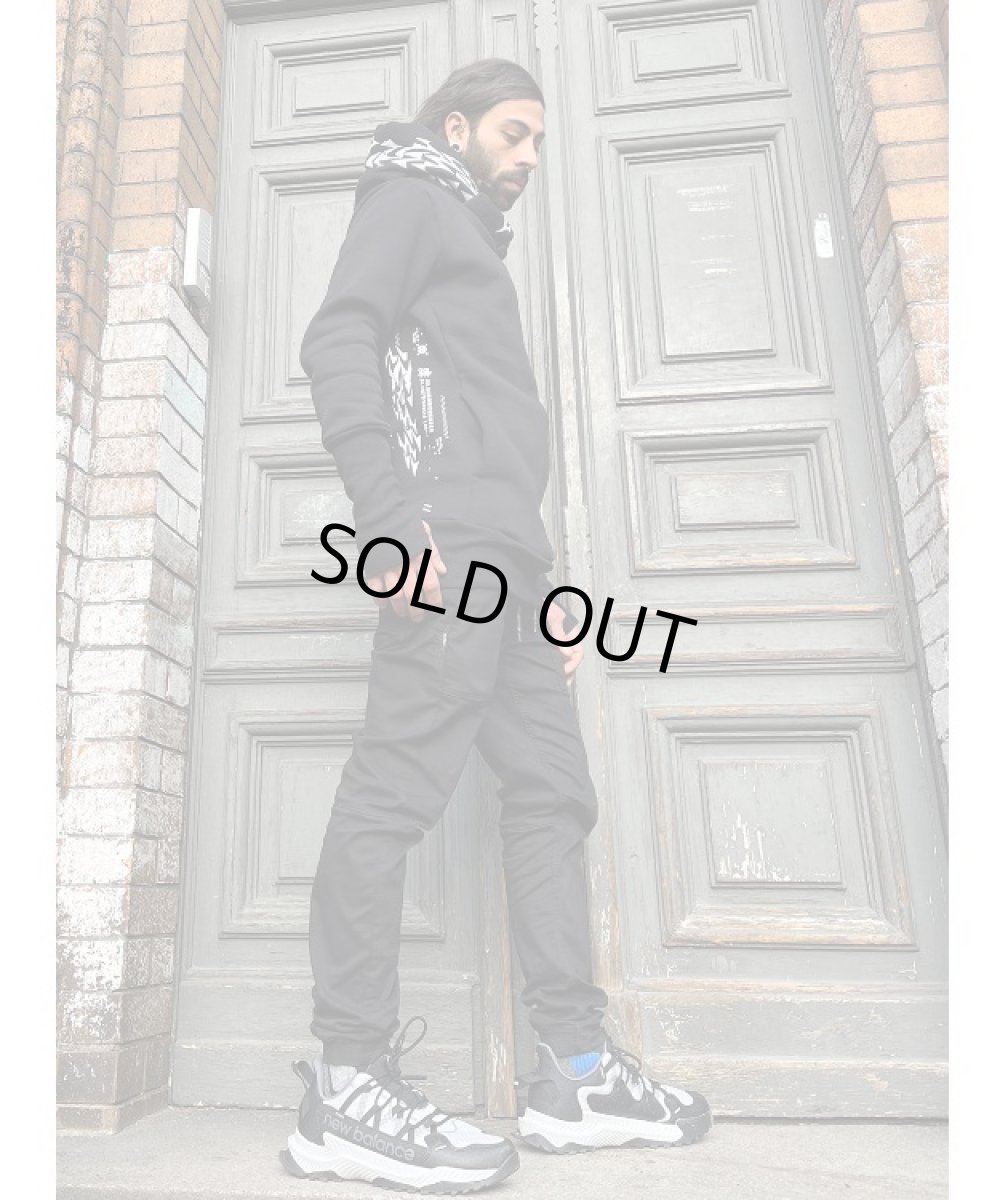 画像4: PLAZMA - OX-1 メンズ プルオーバー パーカー／ブラック (4)