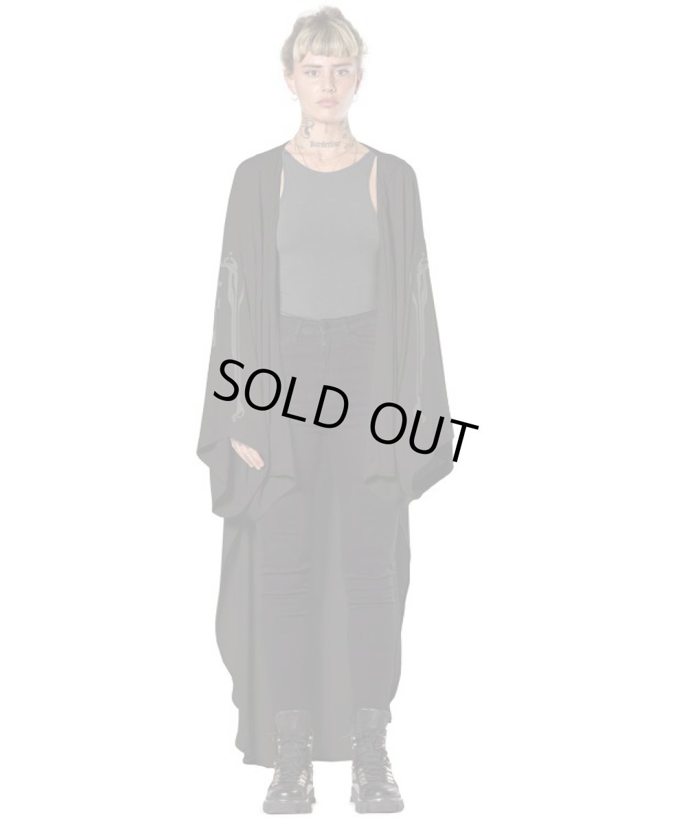 画像3: PLAZMA - YUKATA レディース カーディガン／ブラック (3)