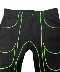 画像4: SPACE TRIBE - メンズ パンツ Tsunami Pants （UV Lime Tri-skelion） (4)