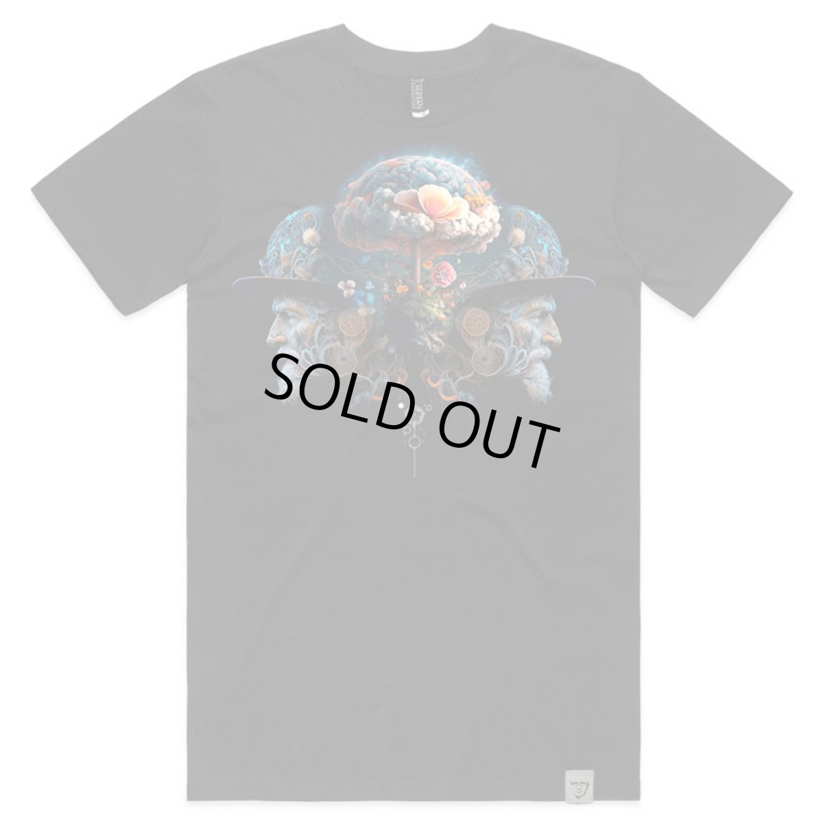 画像1: Imaginary Foundation メンズTシャツ「Mushroom Mind ／ ブラック」 (1)