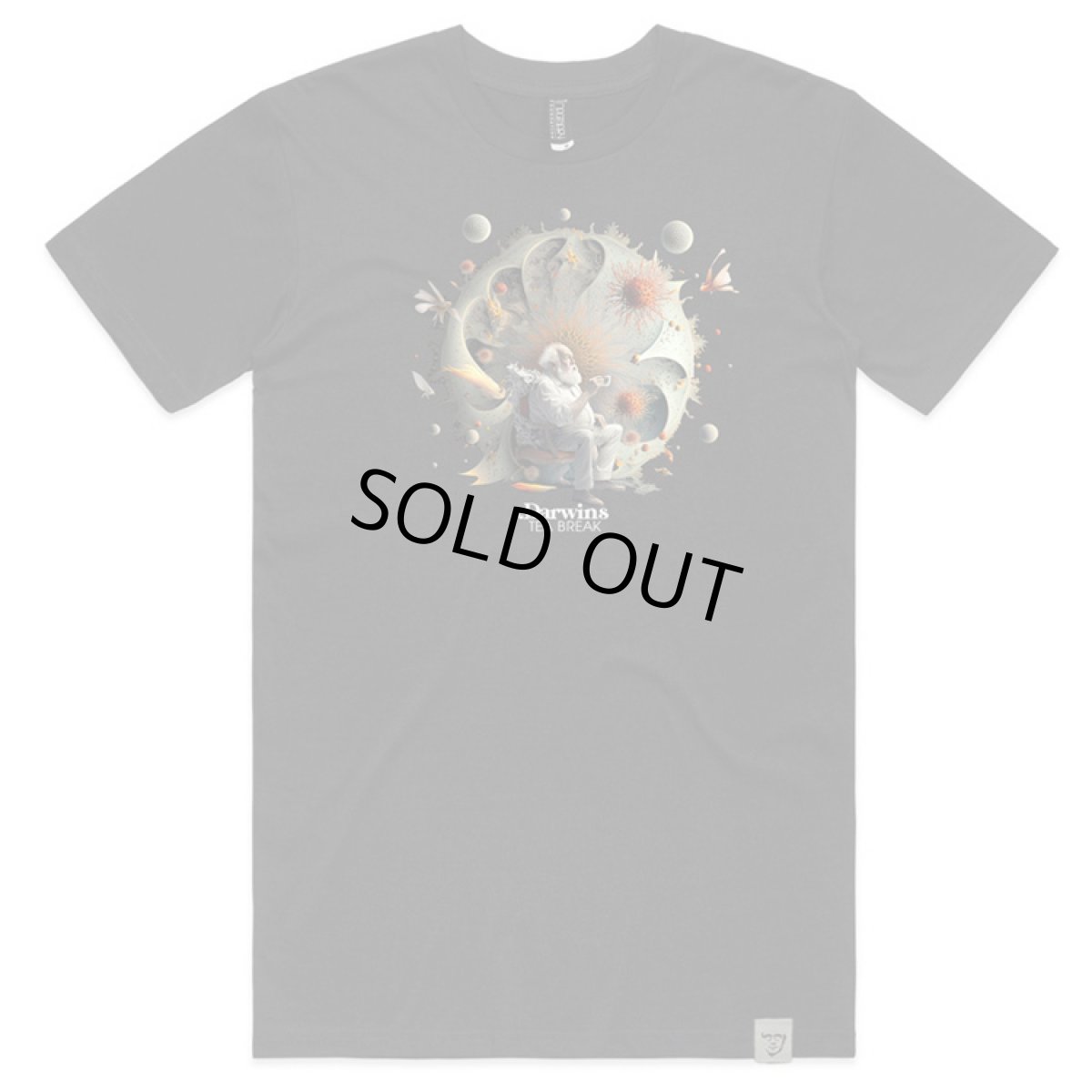 画像1: 【2023年限定モデル】Imaginary Foundation メンズTシャツ「Darwins Tea break ／ ブラック」 (1)
