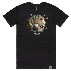 画像1: 【2023年限定モデル】Imaginary Foundation メンズTシャツ「Darwins Tea break ／ ブラック」 (1)