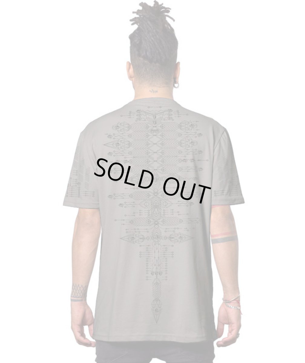 画像3: PLAZMA - Astarta メンズ 半袖Tシャツ／ストーングレー (3)