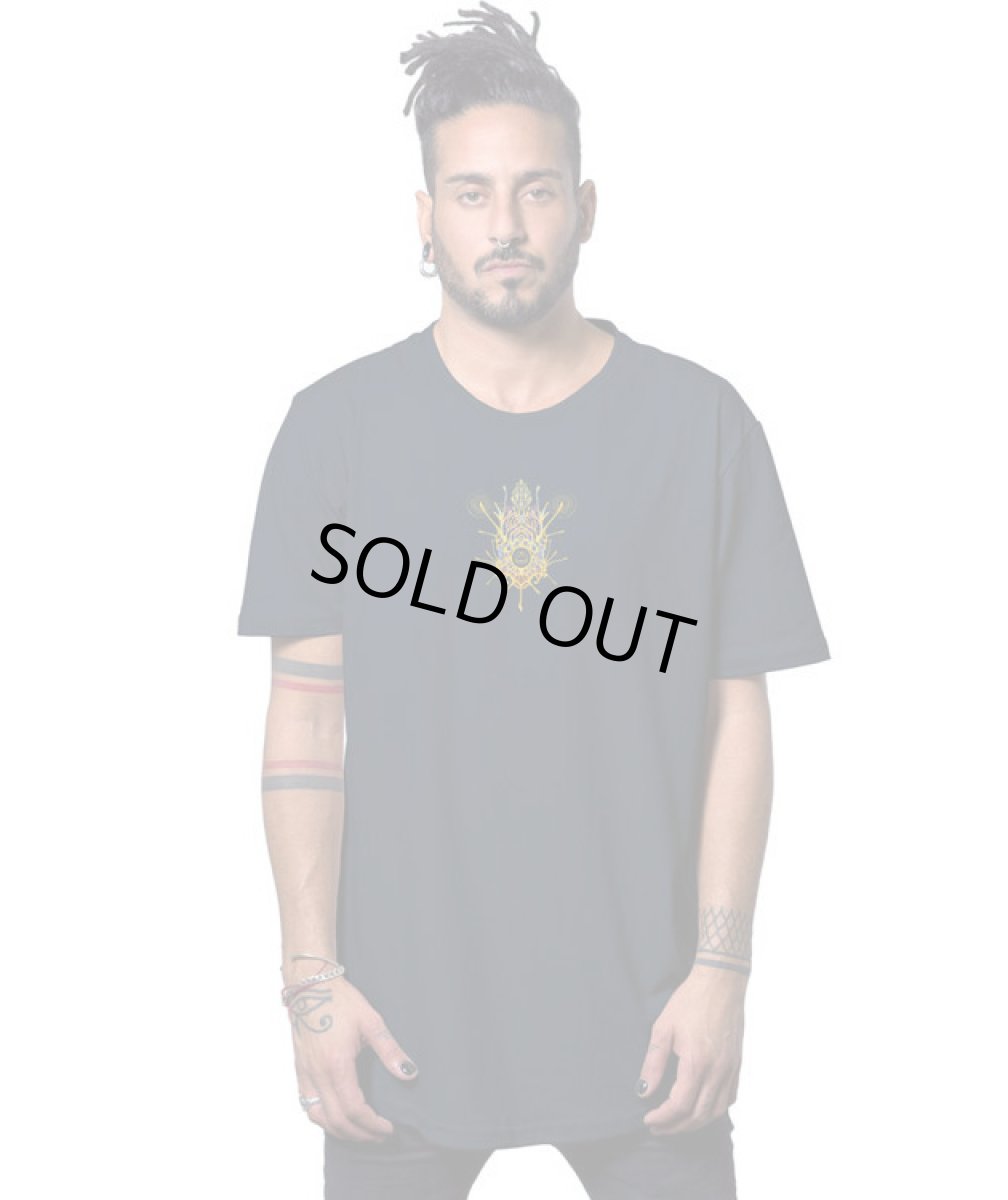 画像2: PLAZMA - Sacred  Technology メンズ 半袖Tシャツ／ダークブルー (2)