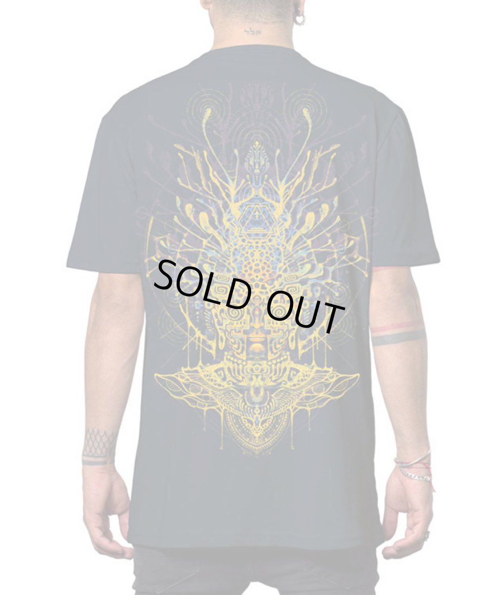 画像3: PLAZMA - Sacred  Technology メンズ 半袖Tシャツ／ダークブルー (3)