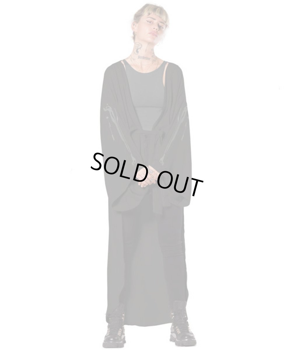 画像4: PLAZMA - YUKATA レディース カーディガン／ブラック (4)