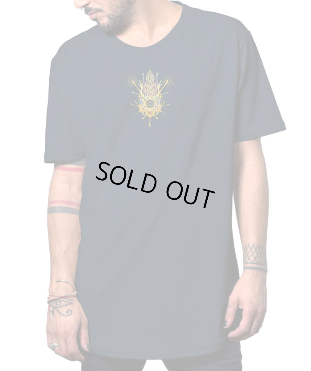 画像4: PLAZMA - Sacred  Technology メンズ 半袖Tシャツ／ダークブルー (4)