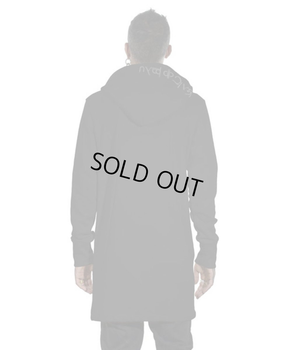 画像4: PLAZMA - CARABINE メンズ サイドジッパー フードジャケット／ブラック (4)