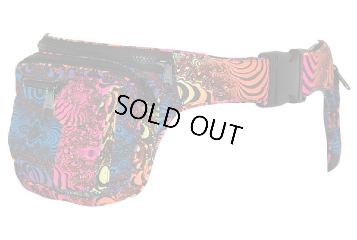 画像4: SPACE TRIBE11ポケットウエストバッグ「Rainbow Fractal」 (4)