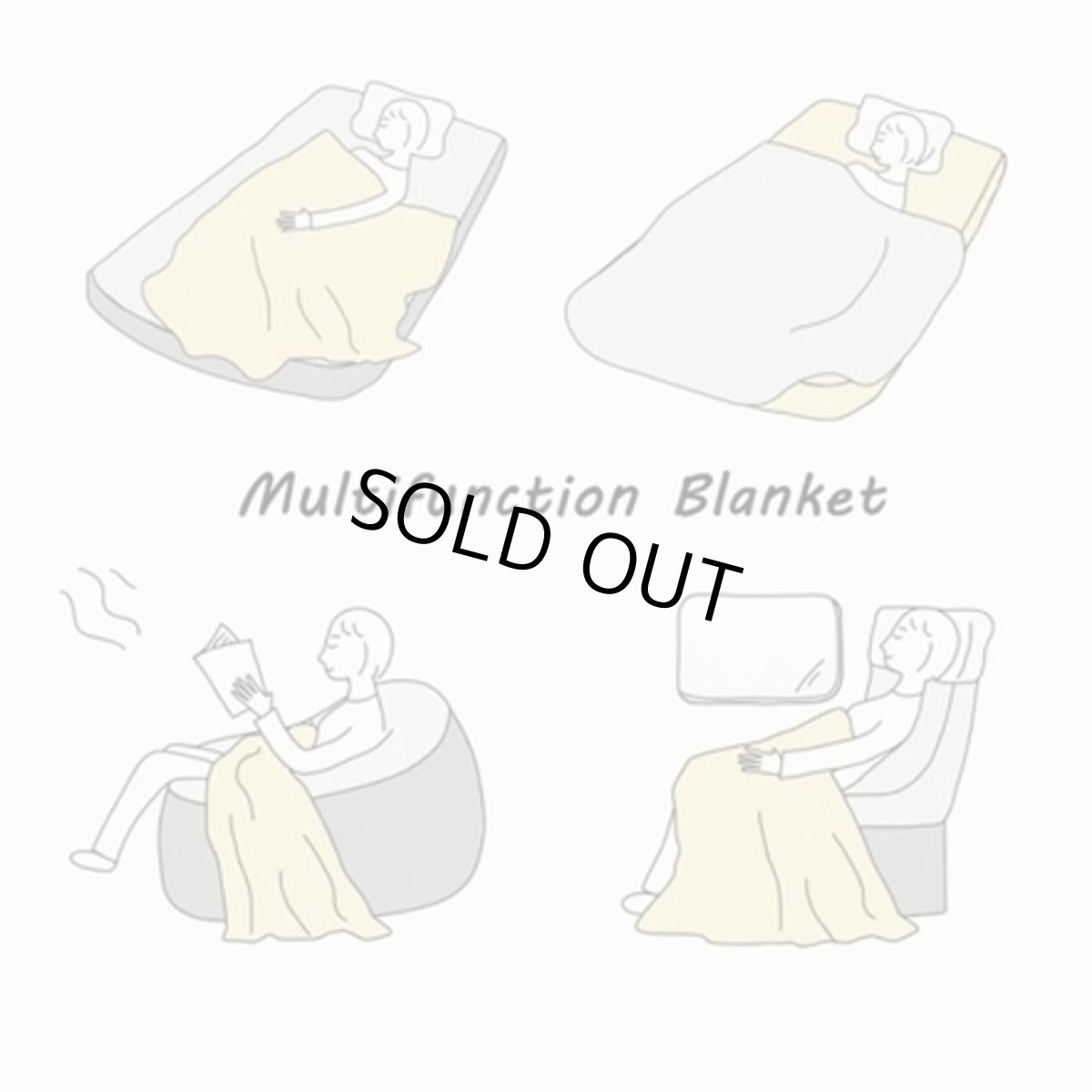 画像2: LSD HOFMANN Blanket ホフマン ブランケット 150cm × 200cm  (2)