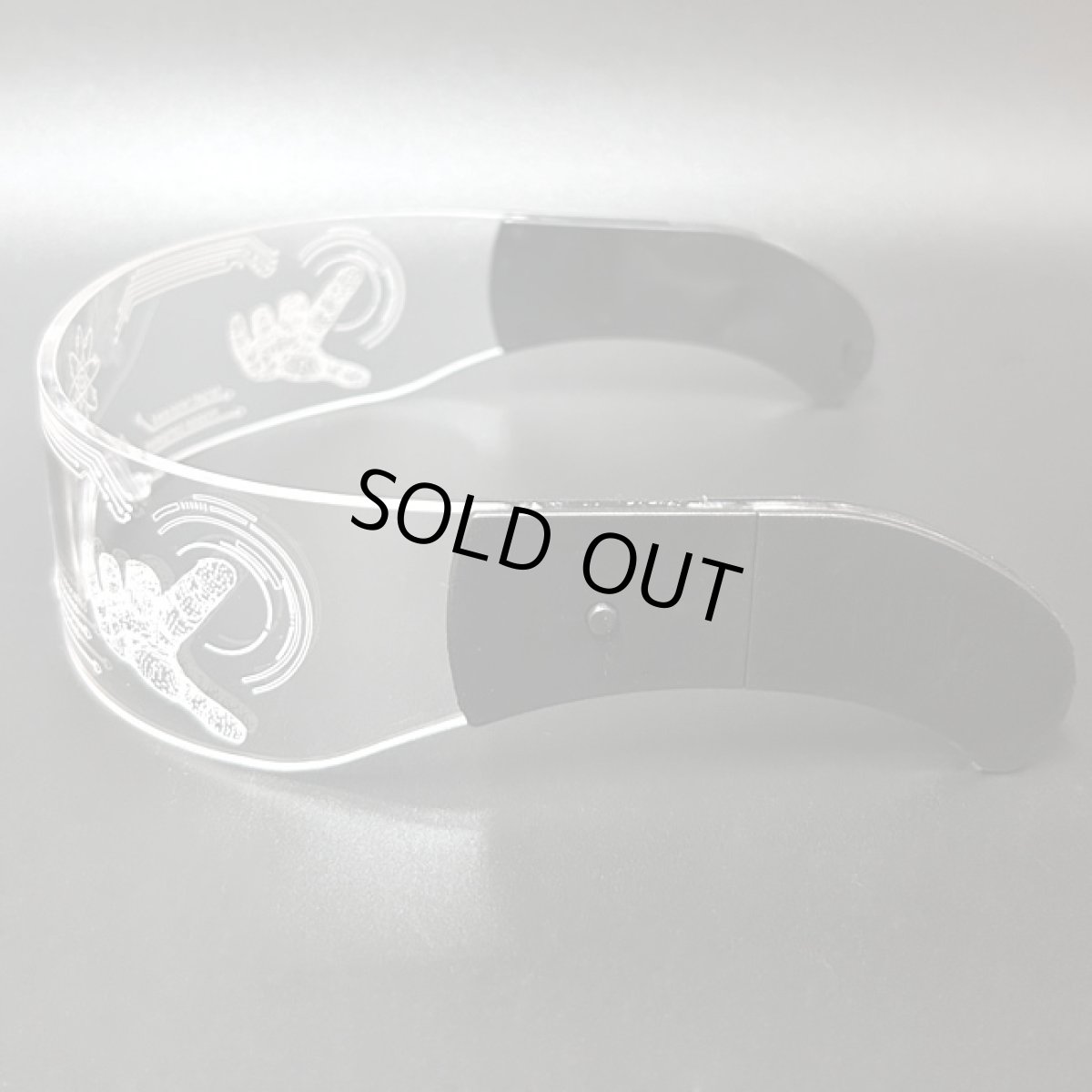 画像2: LED Luminous Glasses 光るサイバーゴーグル サングラス (2)