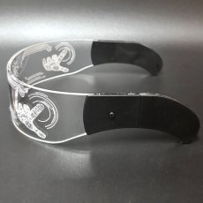 画像2: LED Luminous Glasses 光るサイバーゴーグル サングラス (2)