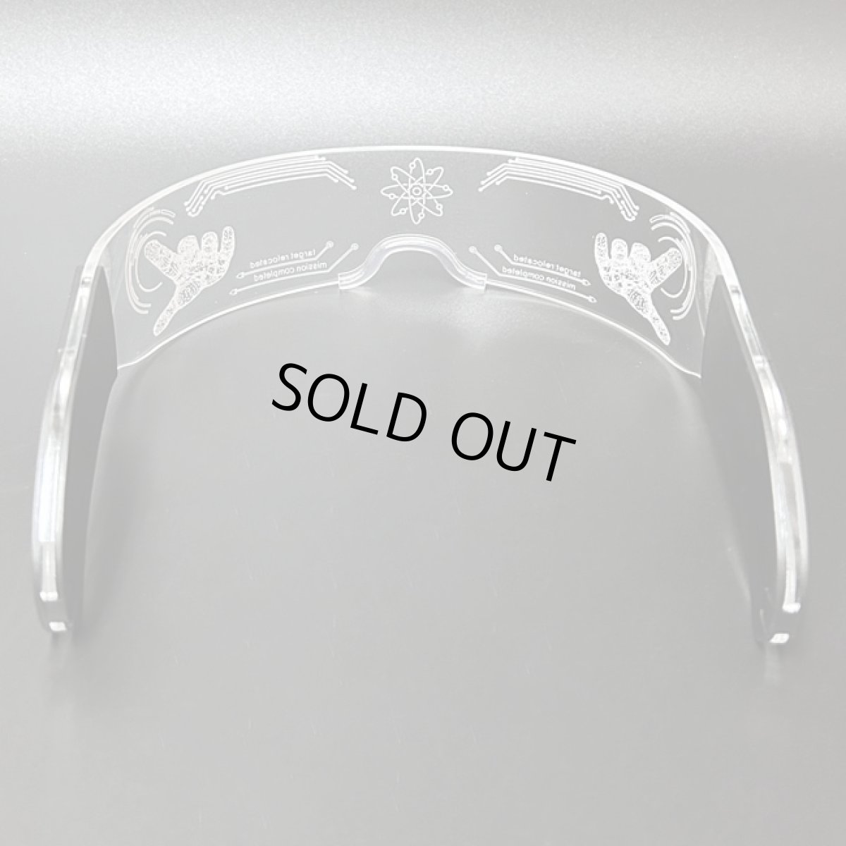 画像3: LED Luminous Glasses 光るサイバーゴーグル サングラス (3)