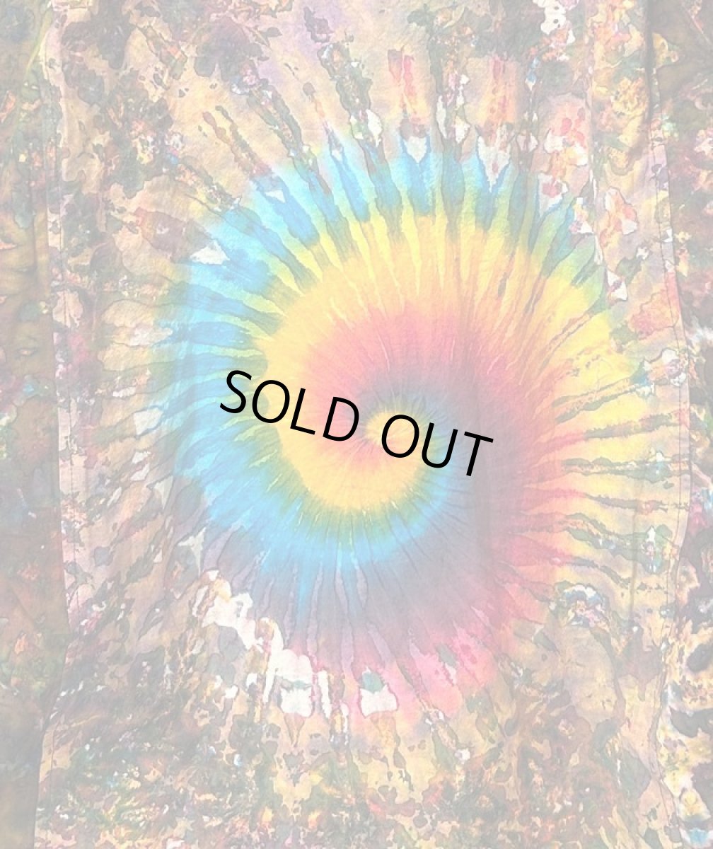 画像2: GRATEFUL TIE-DYE FACTORY メンズ 半袖ボタンシャツ（XXLサイズ） (2)