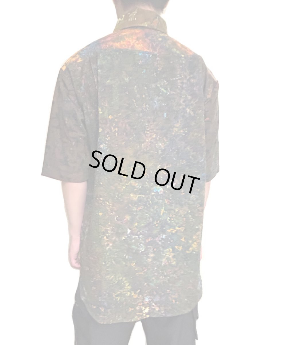 画像5: GRATEFUL TIE-DYE FACTORY メンズ 半袖ボタンシャツ（Lサイズ） (5)