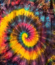 画像2: GRATEFUL TIE-DYE FACTORY メンズ 半袖ボタンシャツ（XXLサイズ） (2)