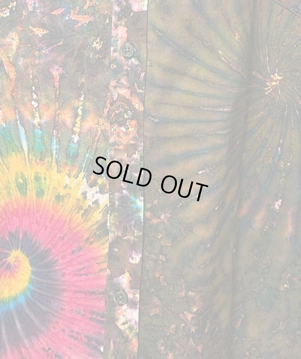 画像2: GRATEFUL TIE-DYE FACTORY メンズ 半袖ボタンシャツ（Lサイズ） (2)