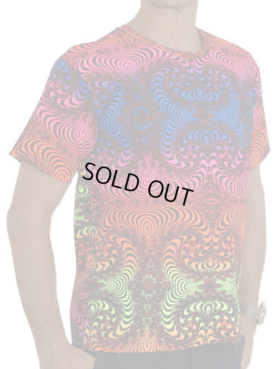 画像3: SPACE TRIBE スペーストライブ メンズ Tシャツ「Rainbow Fractal」 (3)